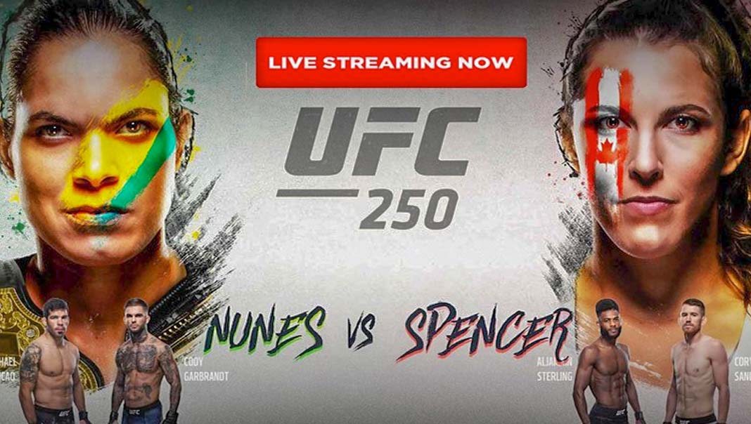 UFC 250: Where You Can Get Streaming of UFC 2020