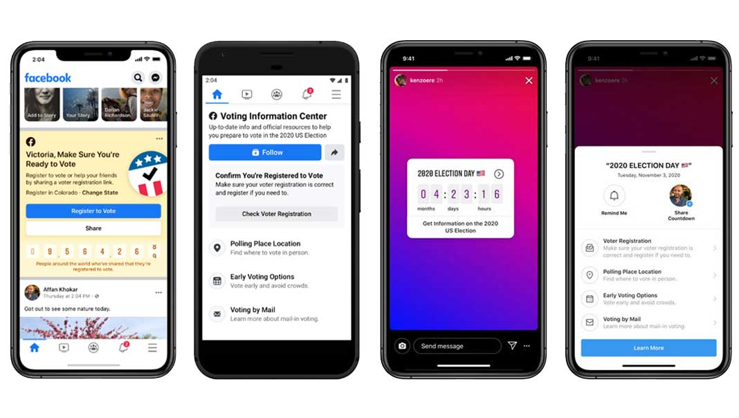Voting Information Hub from Facebook for The Upcoming US Election